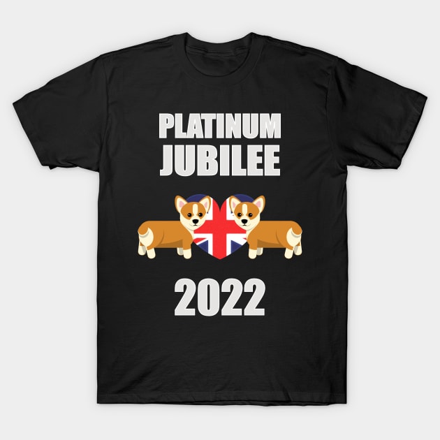 Queens Platinum Jubilee 2022 T-Shirt by Boo Face Designs